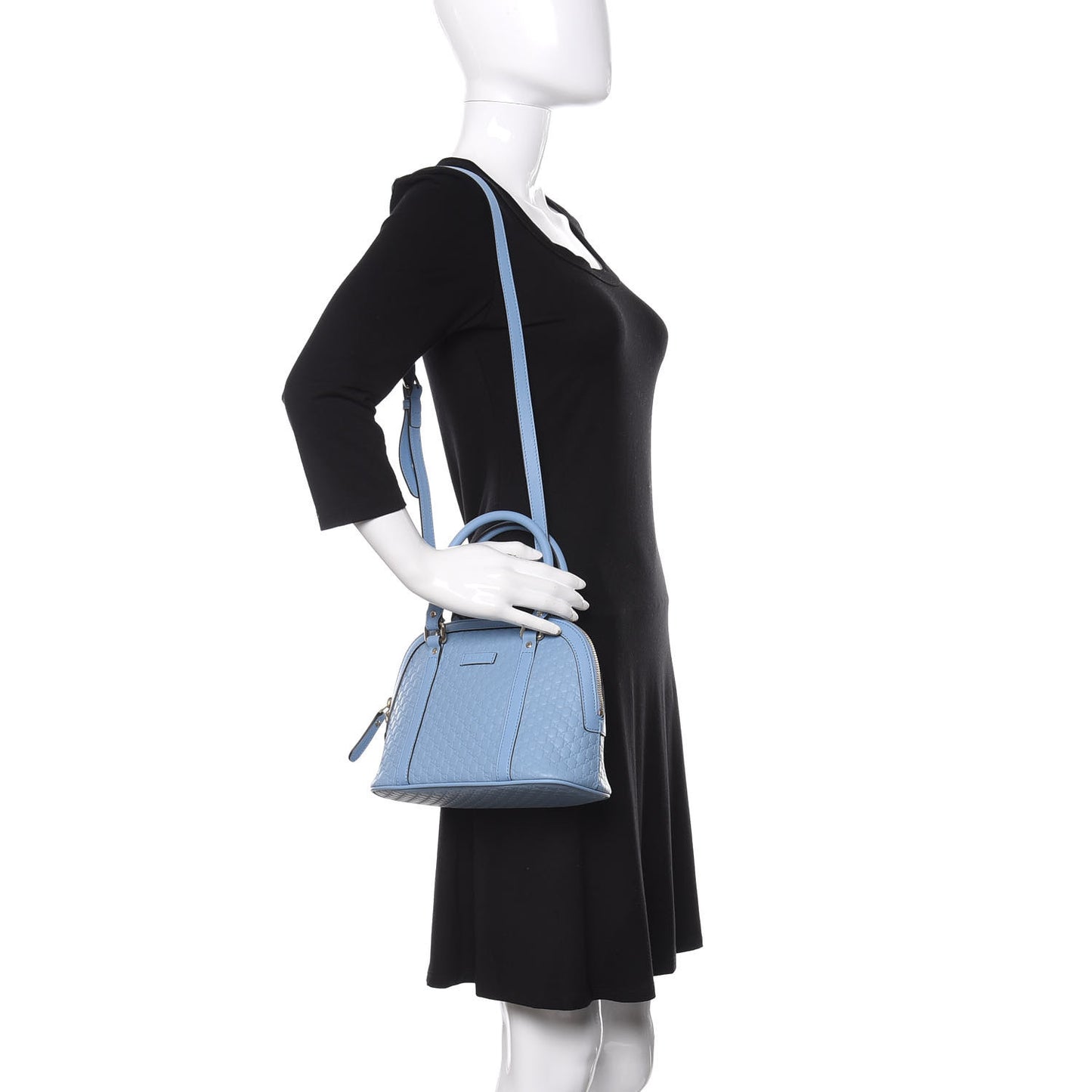 Microguccissima Mini Dome Bag Mineral Blue