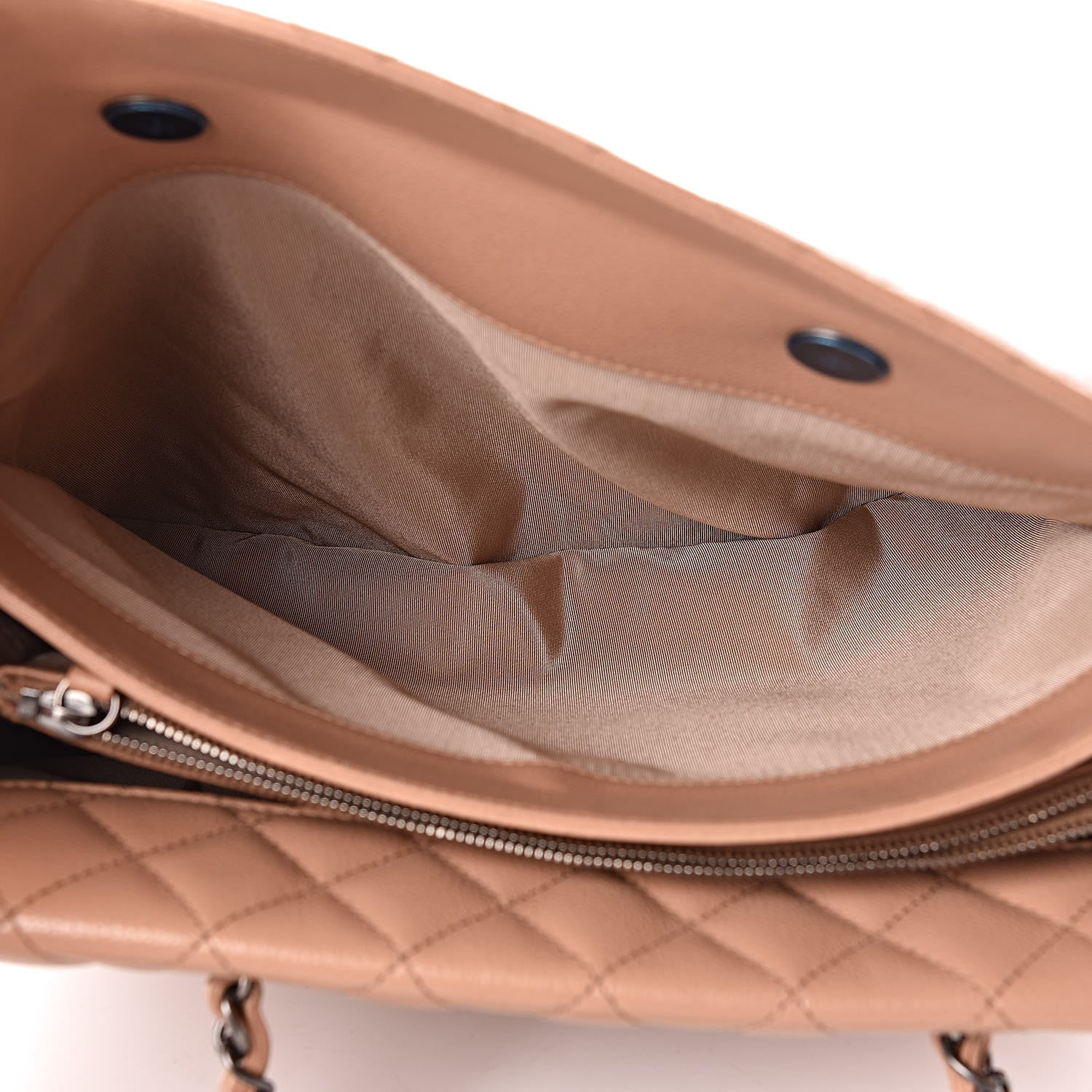 Chanel Caviar Quilted Large City Shopping Tote Beige 6 of 14