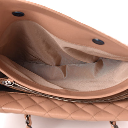 Chanel Caviar Quilted Large City Shopping Tote Beige 6 of 14