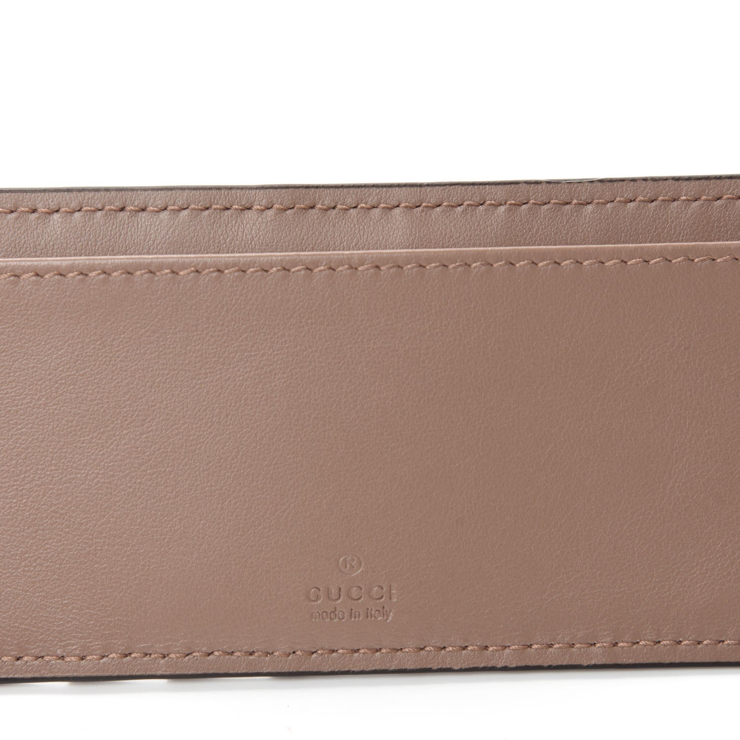 Gucci Calfskin Long Card Case Taupe 6 of 6