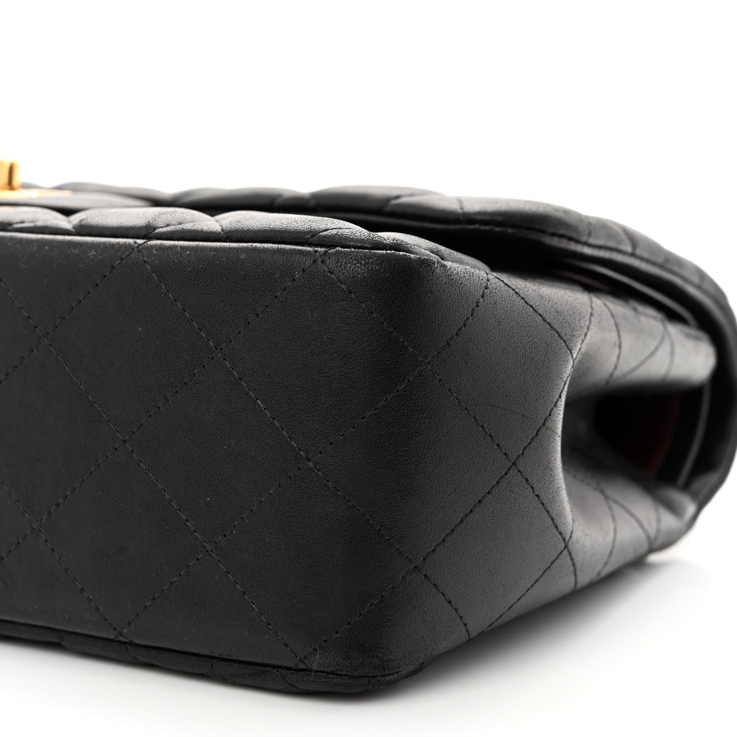 Chanel Lambskin Quilted Jumbo Double Flap Black 10 of 10