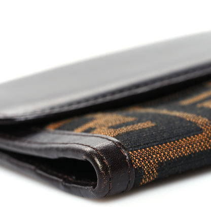 Fendi Zucca Continental Wallet Tobacco 11 of 12