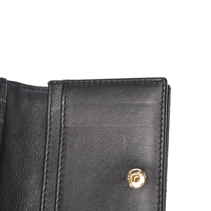Christian Dior Patent Cannage Small Lady Dior Flap Card Holder Black 11 of 11