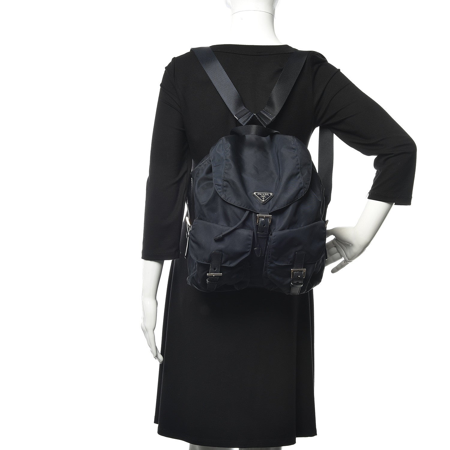 Prada Nylon Vela Sport Backpack Blue 2 of 9