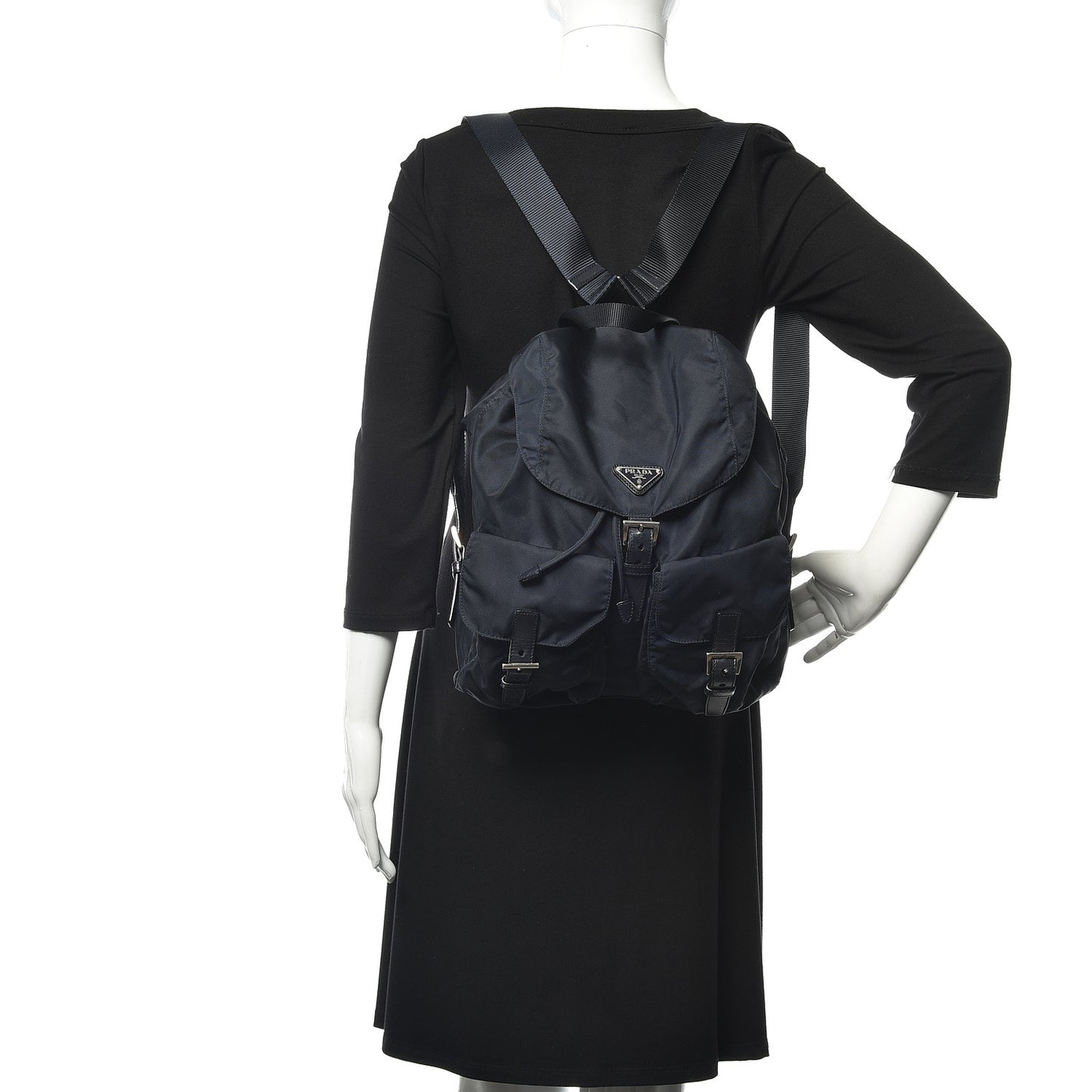 Nylon Vela Sport Backpack Blue