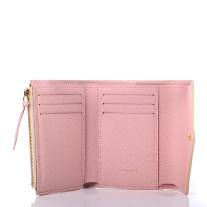 Louis Vuitton Damier Azur Victorine Wallet Rose Ballerine 5 of 7
