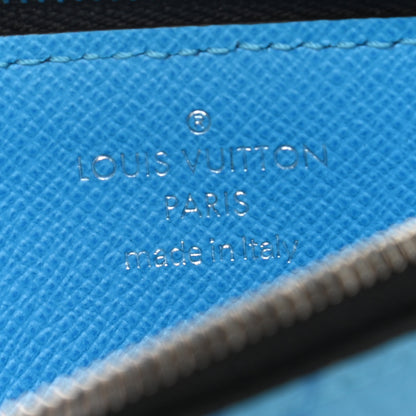 Louis Vuitton Taigarama Coin Card Holder Blue Lagoon 6 of 6
