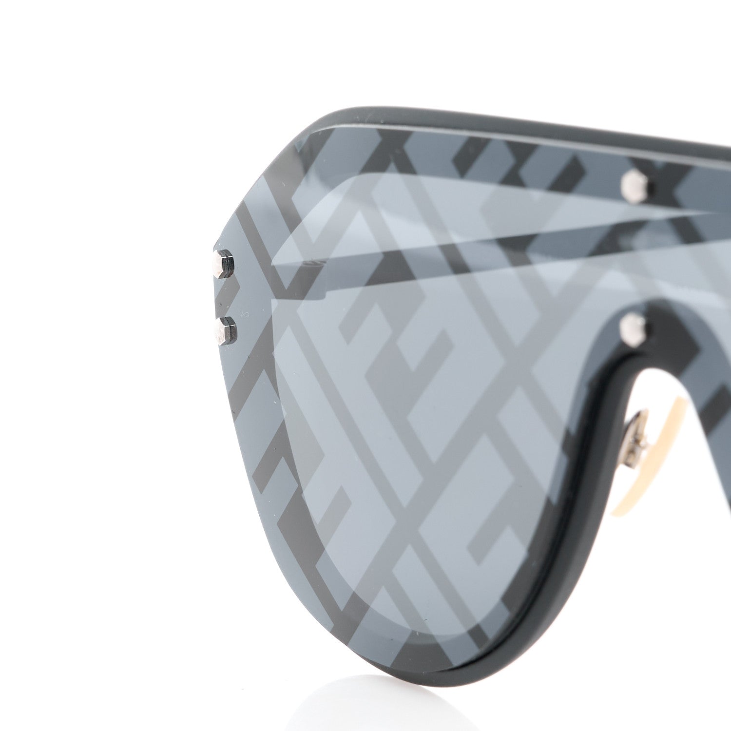 Fendi FF Fabulous Shield Sunglasses FF M0039/G/S Black 7 of 9