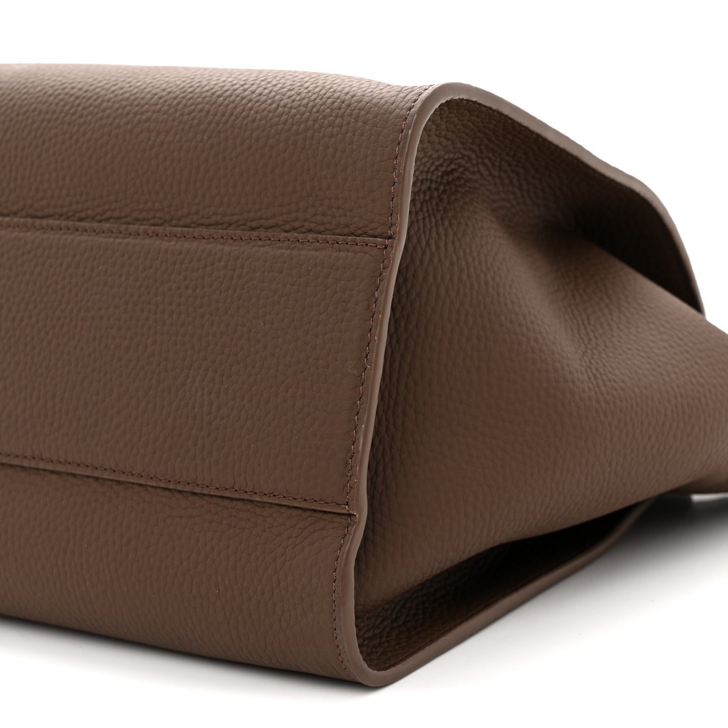 Matte Grained Calfskin Marlo 14 Dark Olive