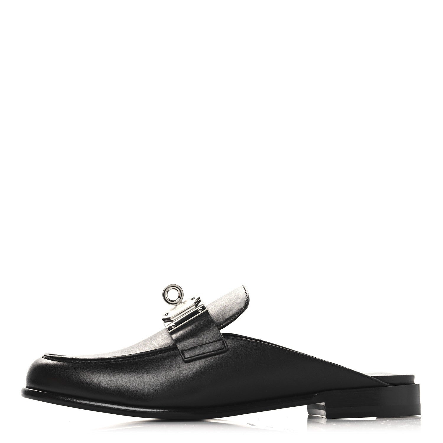 Hermes Calfskin Iota Mules 40 Black 1 of 11