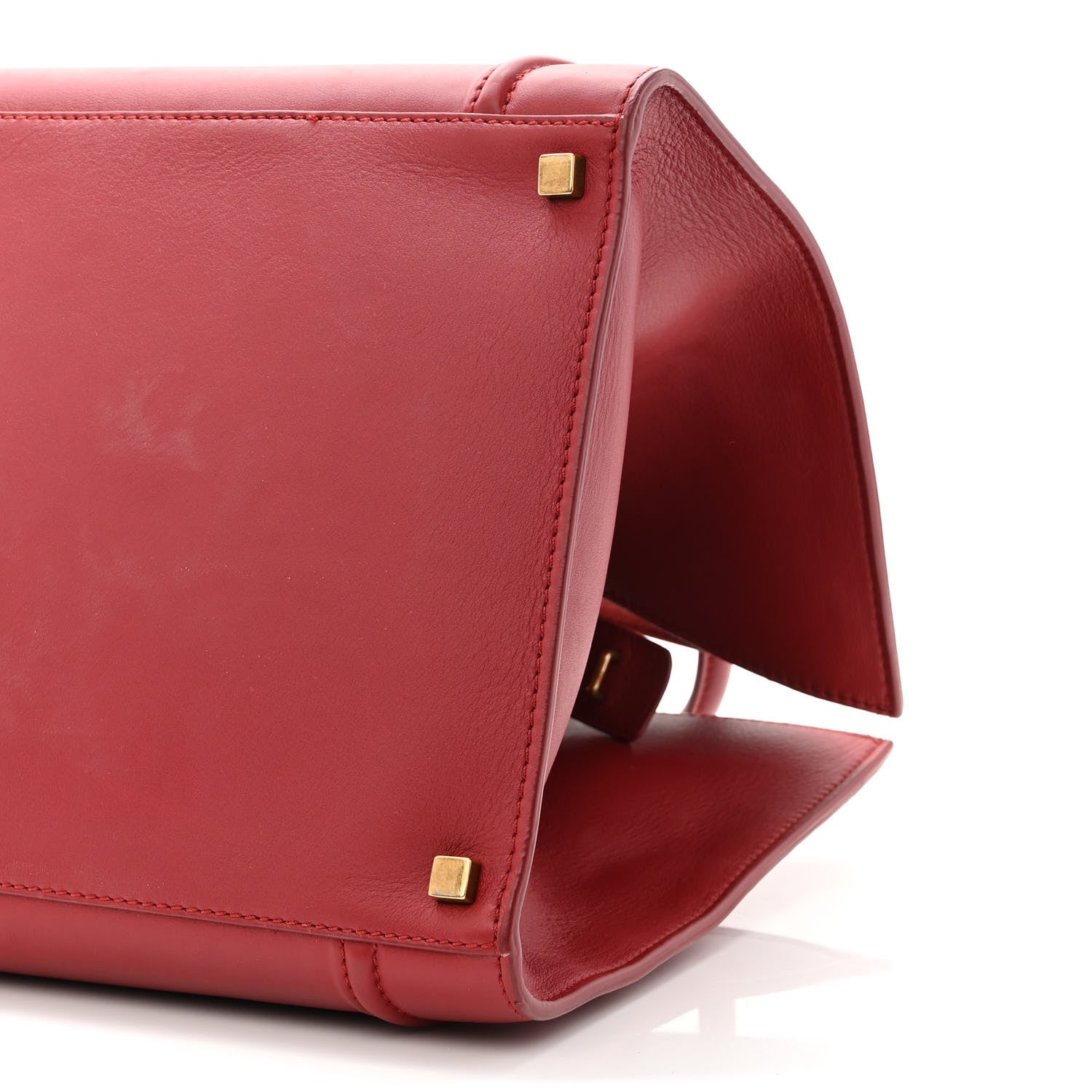 Celine Supple Calfskin Medium Phantom Luggage Red 10 of 10