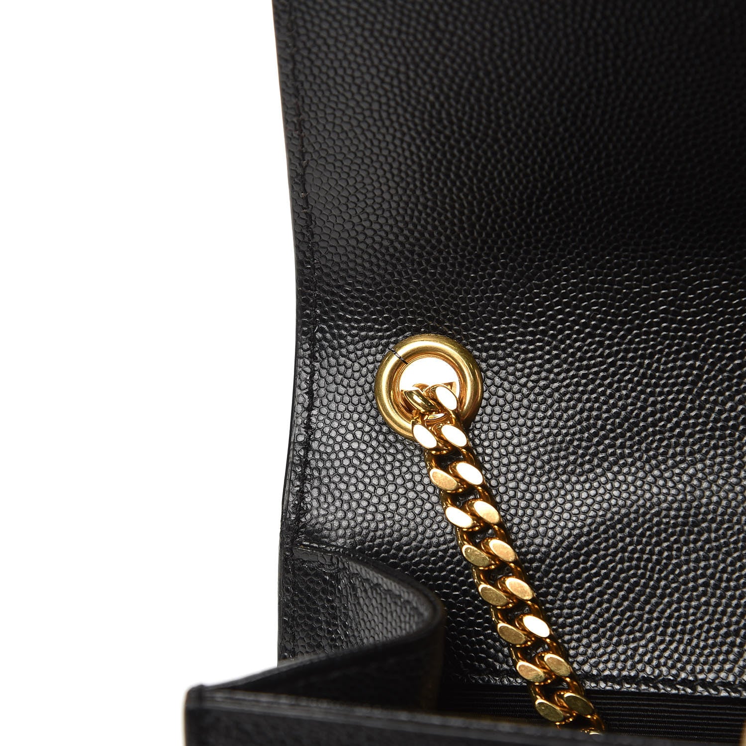 Saint Laurent Grain De Poudre Small Monogram Kate Satchel Black 12 of 13