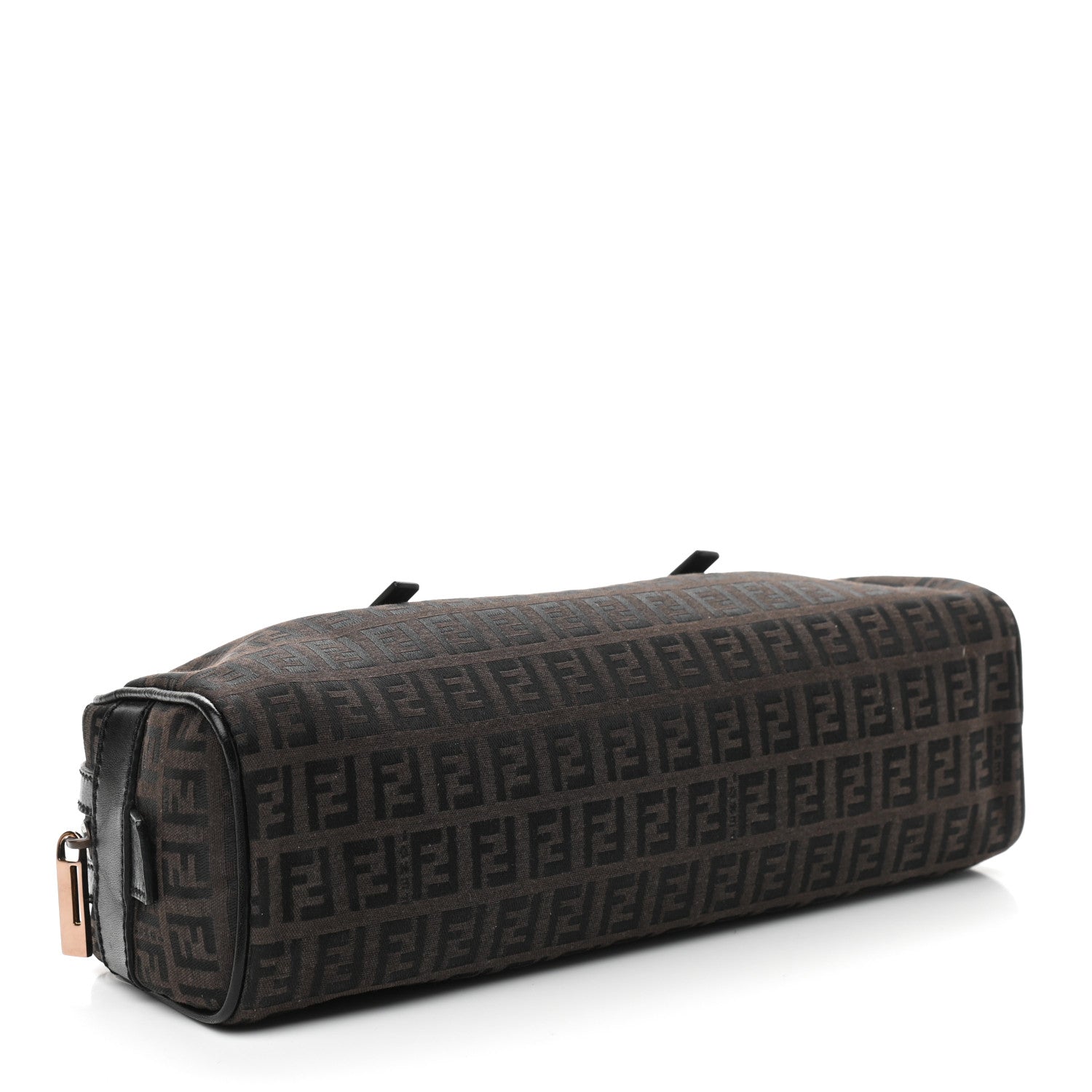 Fendi Zucchino Small Buckle Tote Brown 4 of 9