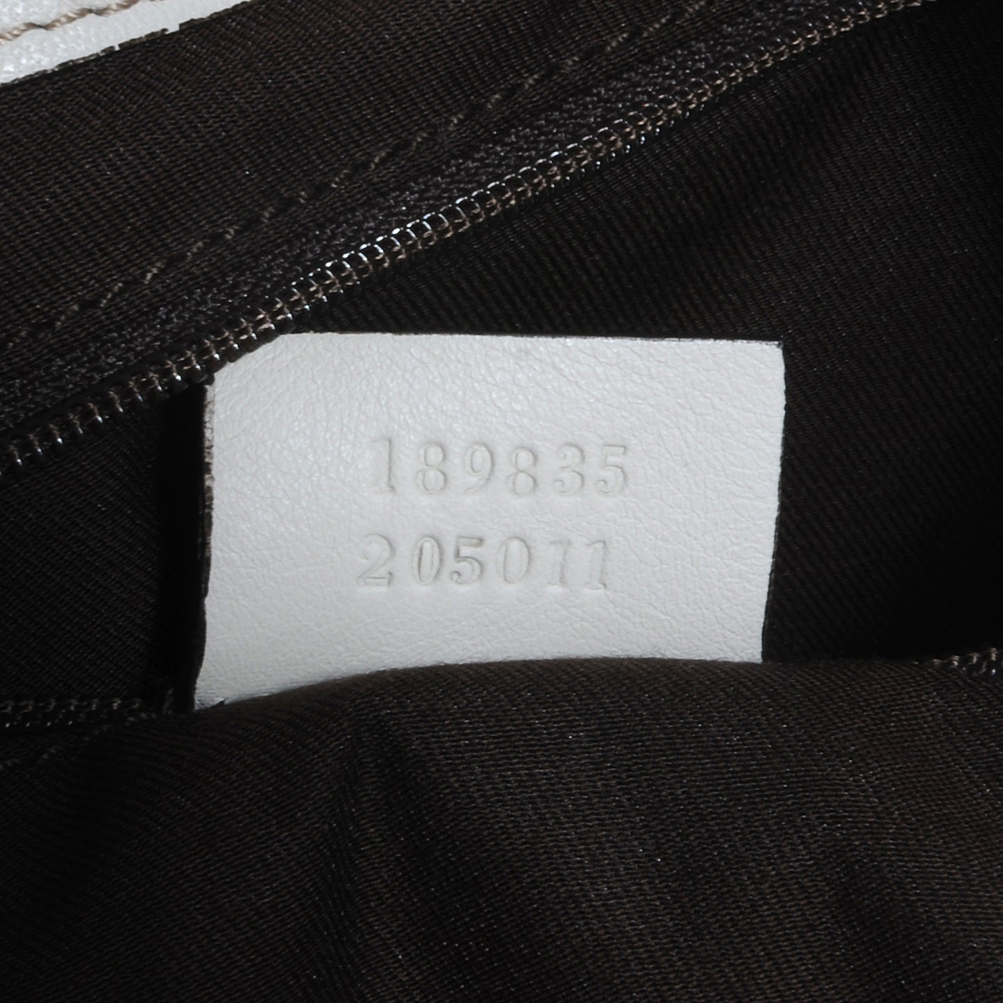 Monogram D Gold Large Hobo White