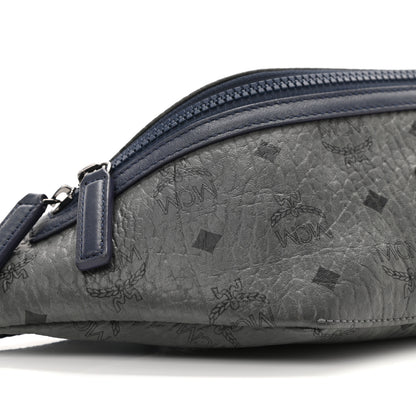 MCM Visetos Medium Belt Bag Phantom Grey 9 of 11