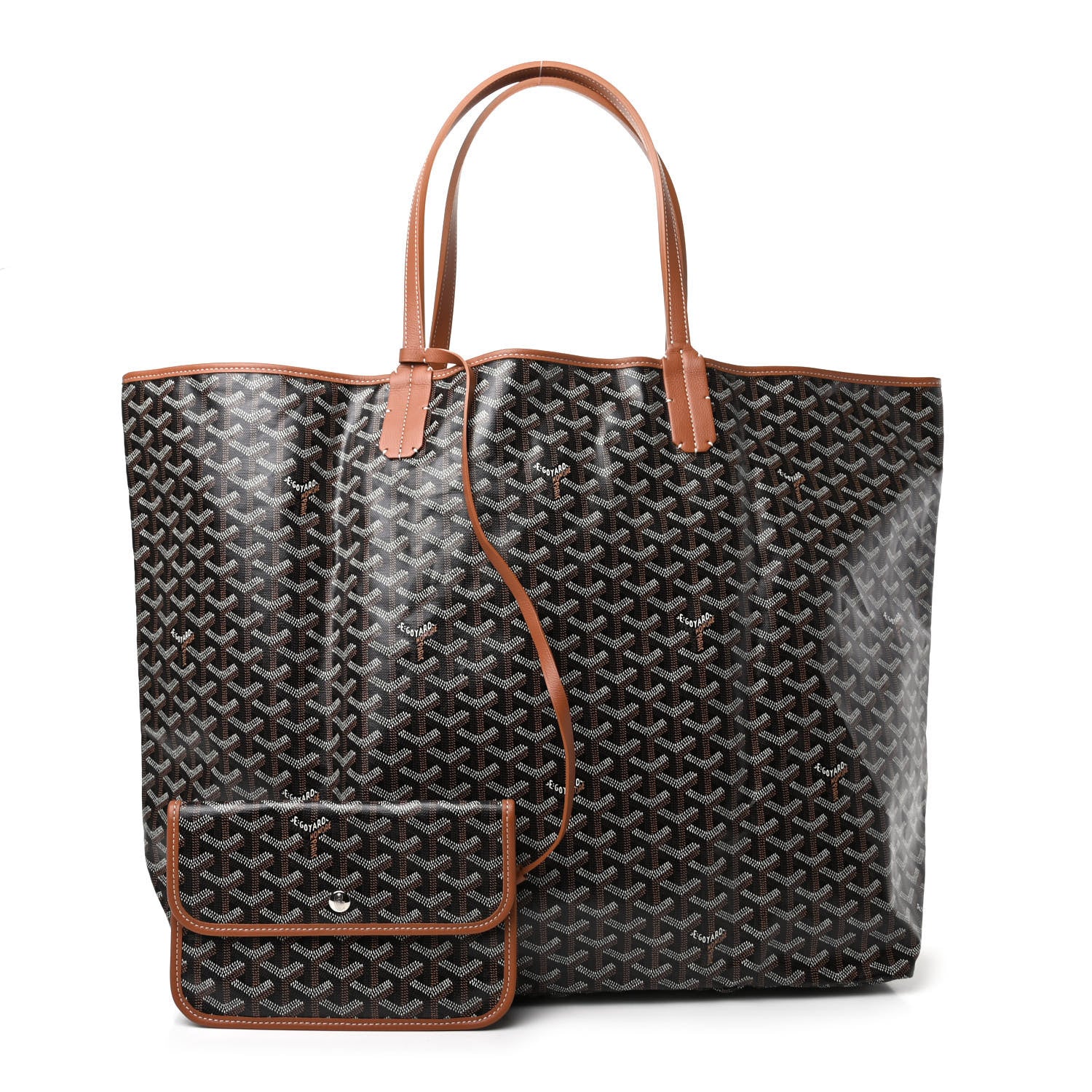 Goyard Goyardine Saint Louis XXL Black Gold 1 of 8