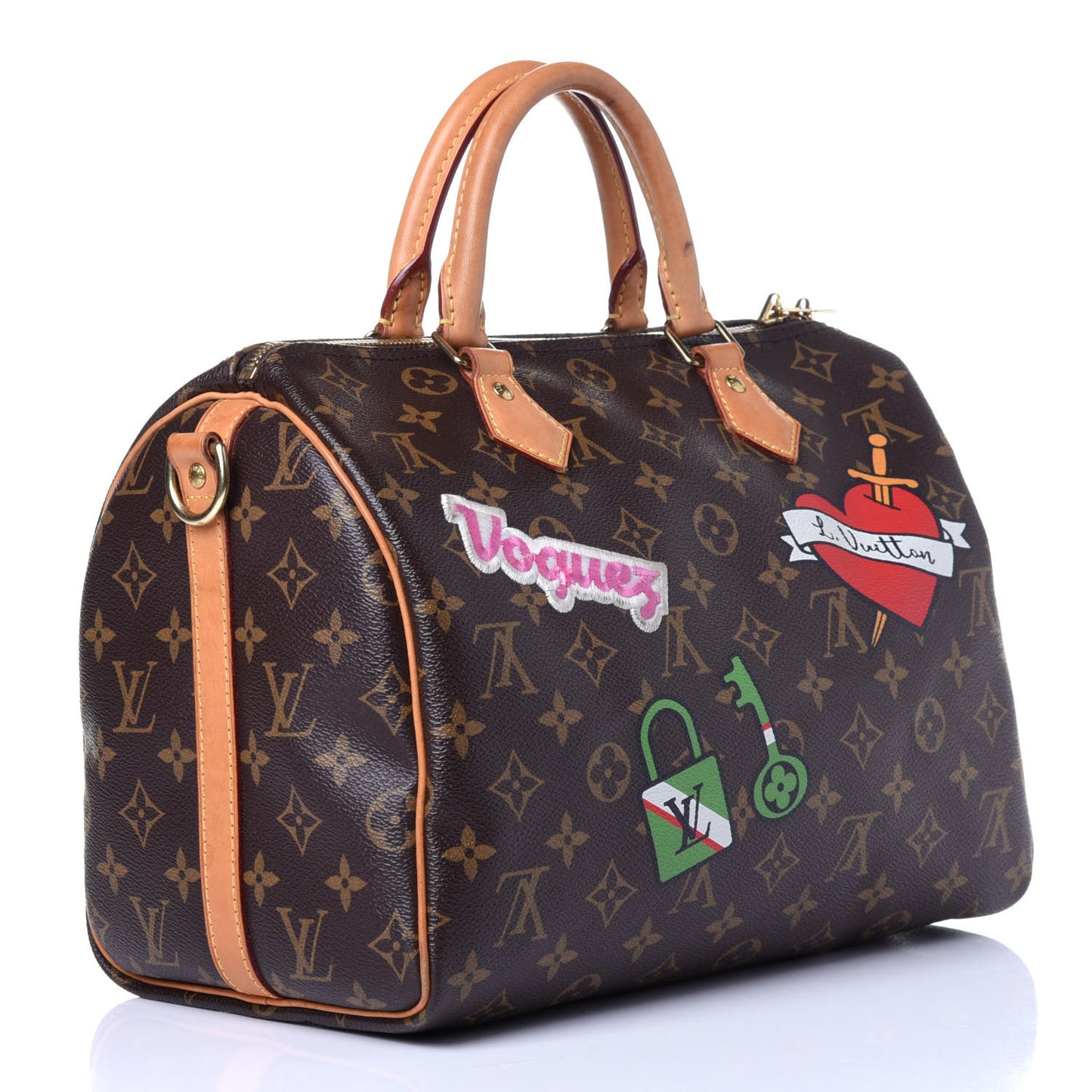 Monogram Patches Speedy Bandouliere 30