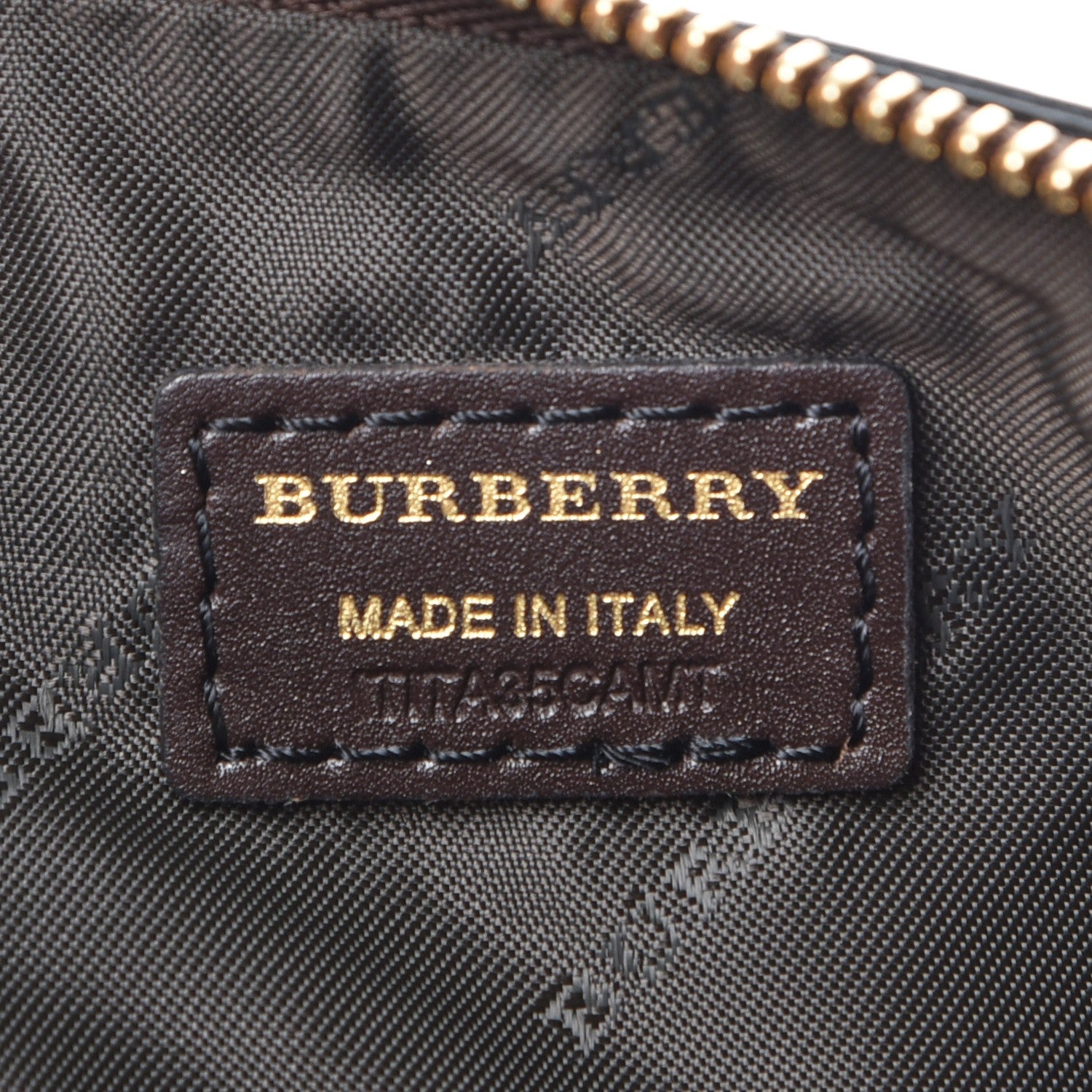 Burberry Haymarket Check Adeline Foldover Clutch Brown 7 of 7