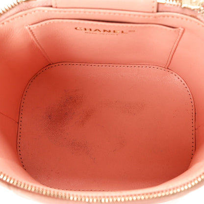 Chanel Lambskin Quilted Trendy Vanity Case Pink 5 of 10