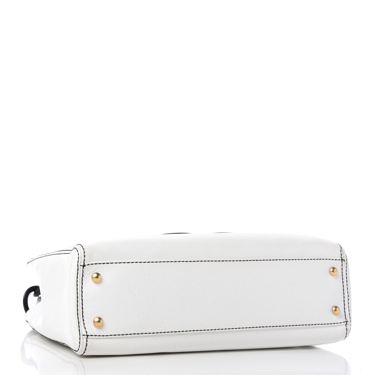 Caviar Bekko Chain Tote White