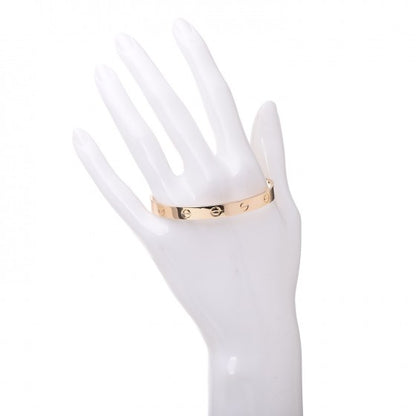 Cartier 18K Yellow Gold LOVE Cuff Bracelet 17 2 of 5
