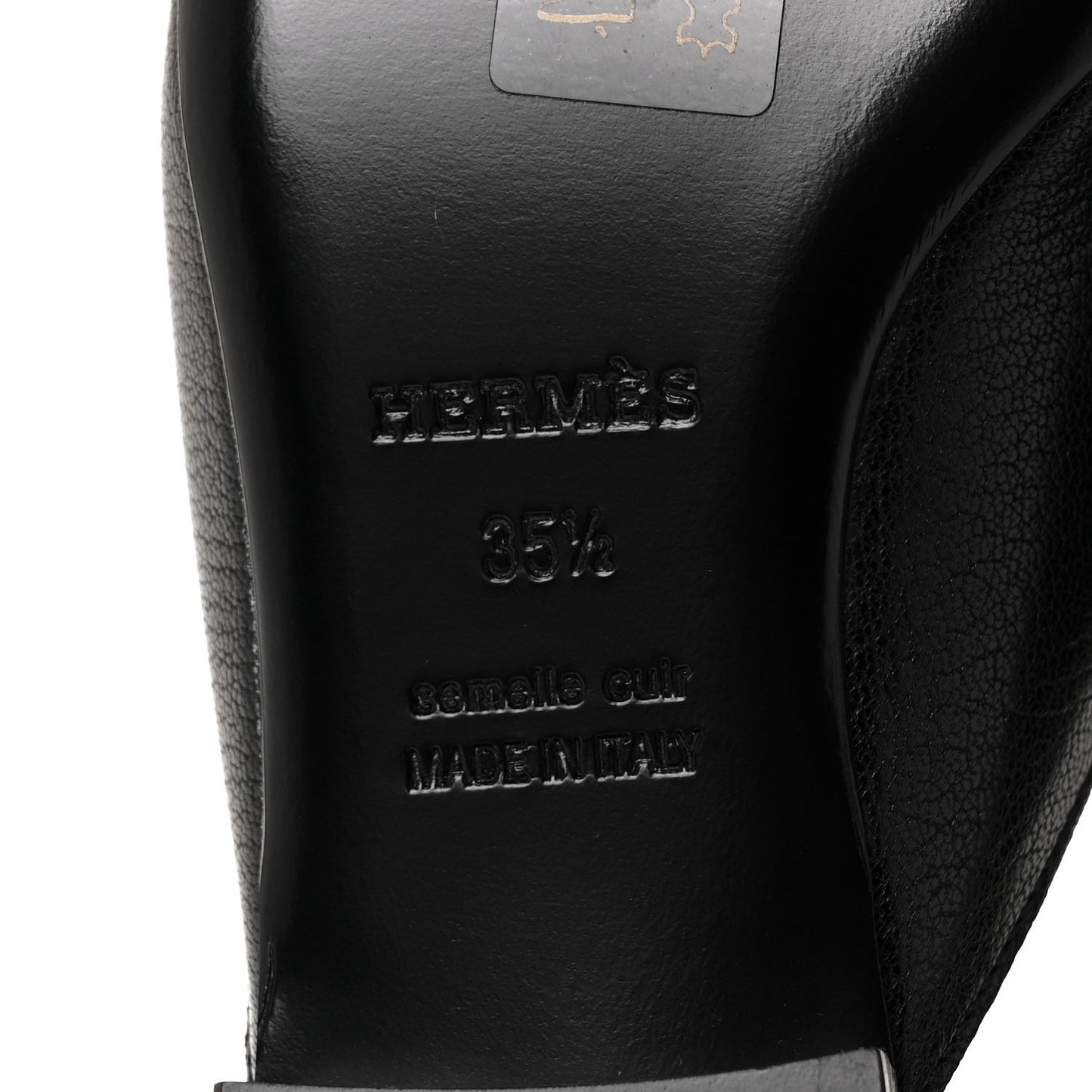 Goatskin Vincennes Mules 35.5 Black