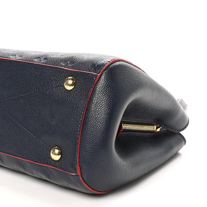 Louis Vuitton Empreinte Montaigne MM Marine Rouge 9 of 10