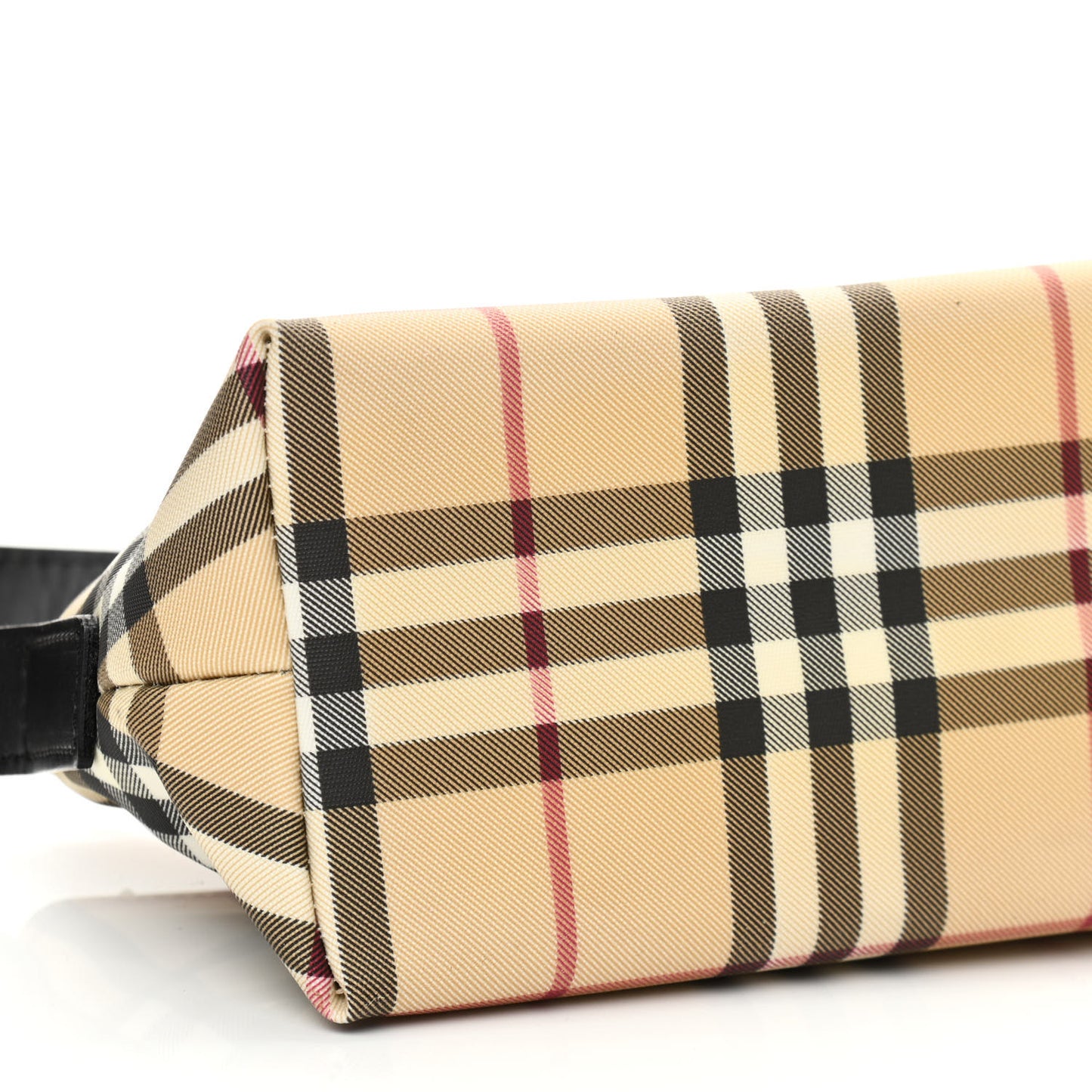 House Check Small Shoulder Bag Black
