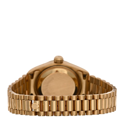 Rolex 18K Yellow Gold 26mm Oyster Perpetual Datejust President Watch Champagne 69178 3 of 4