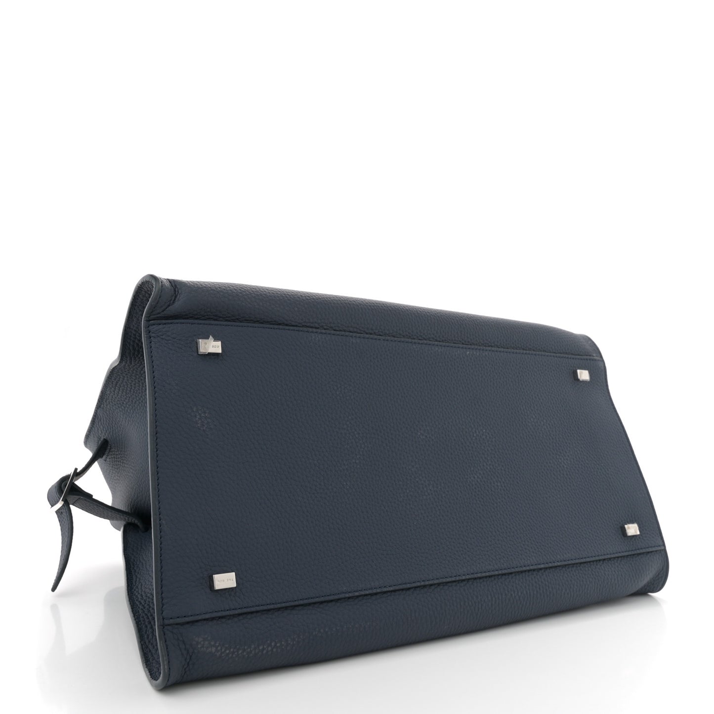 Matte Grained Calfskin Soft Margaux 15 Indigo