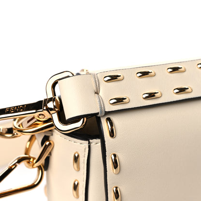 Fendi Vitello King Metal Stitch Baguette Pergamena 16 of 16