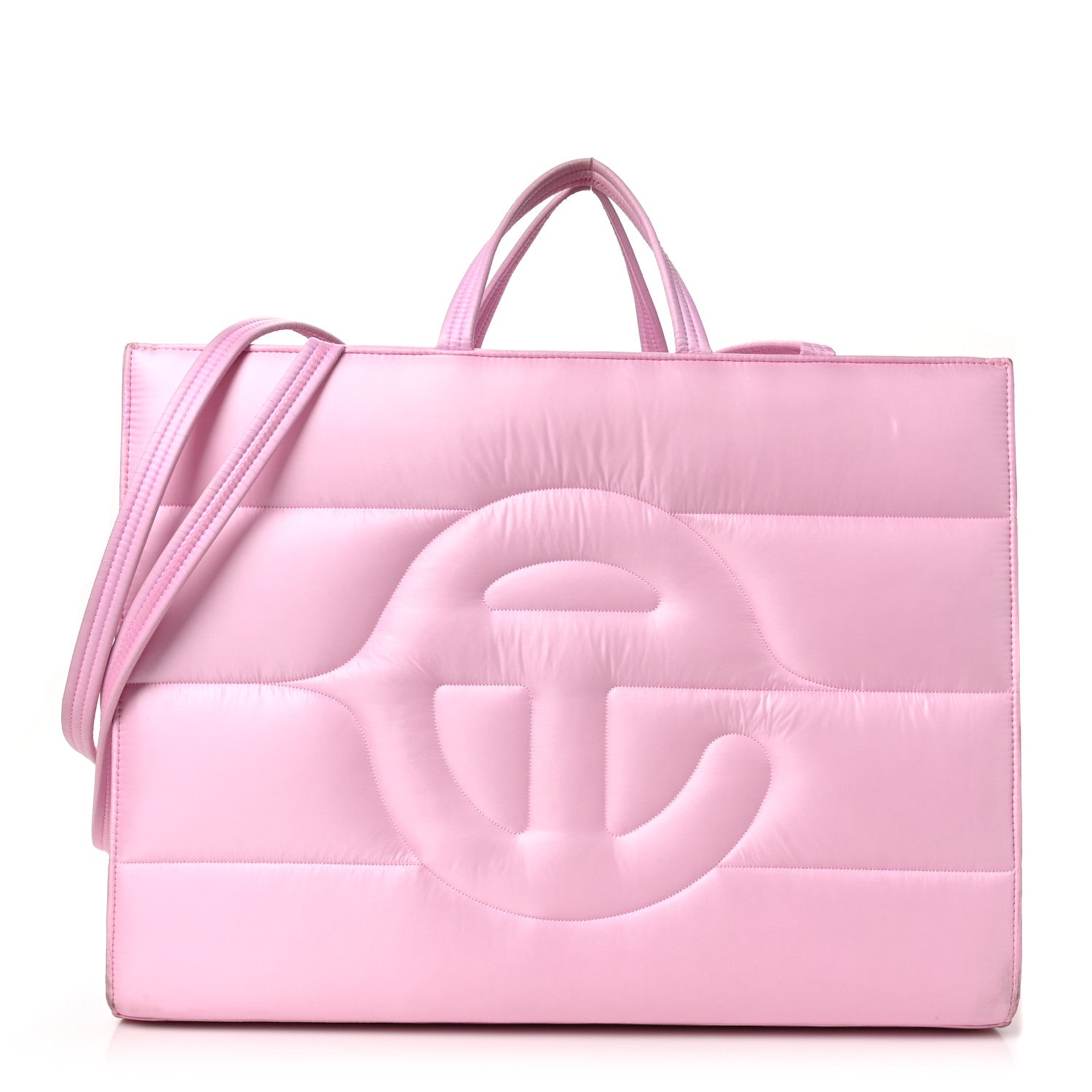 Telfar Nylon Large Puff Shopping Bag Pink 1682807 – FASHIONPHILE