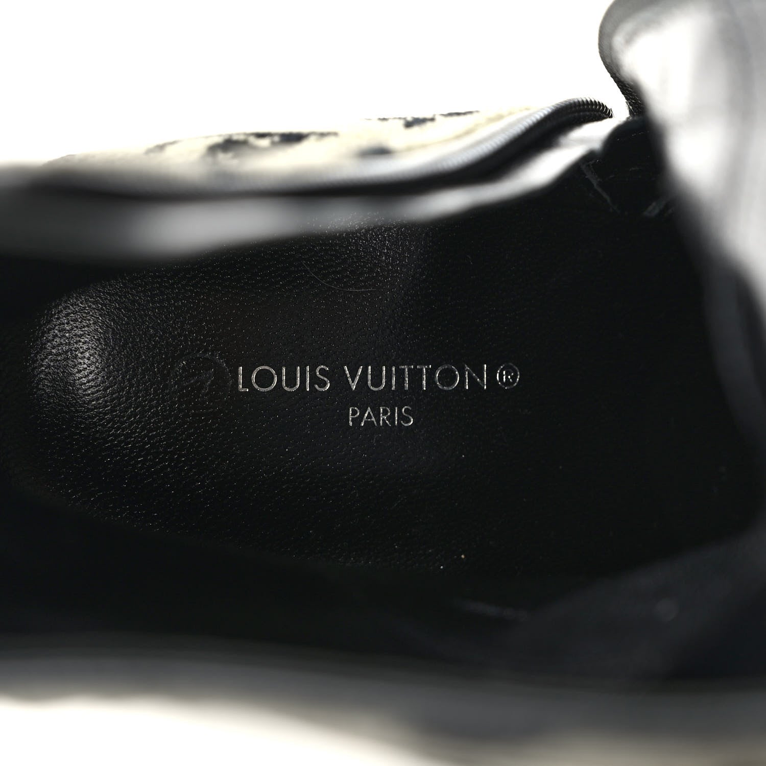Louis Vuitton Velvet Monogram Silhouette Ankle Boots 37 Black Green 7 of 8