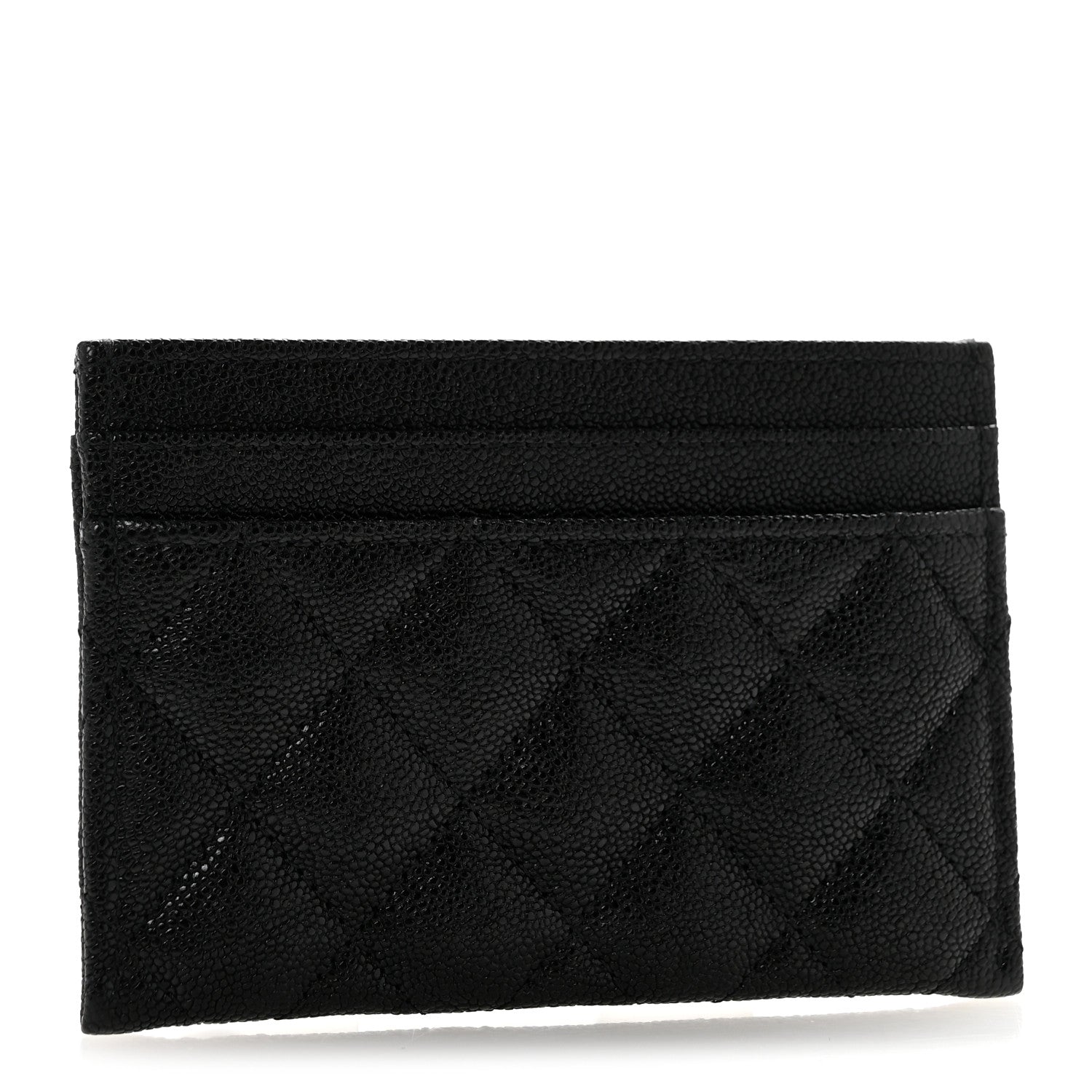 Chanel Caviar Quilted Boy Card Holder Black 3 of 10