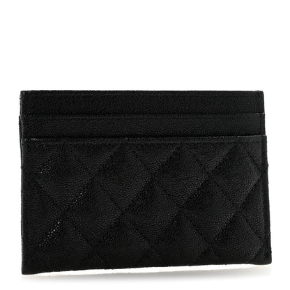 Chanel Caviar Quilted Boy Card Holder Black 3 of 10