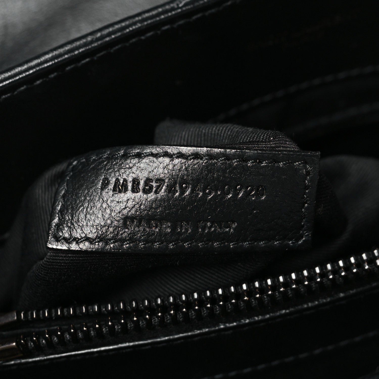 Saint Laurent Calfskin Y Quilted Monogram Monochrome Medium Loulou Chain Satchel Black 7 of 10