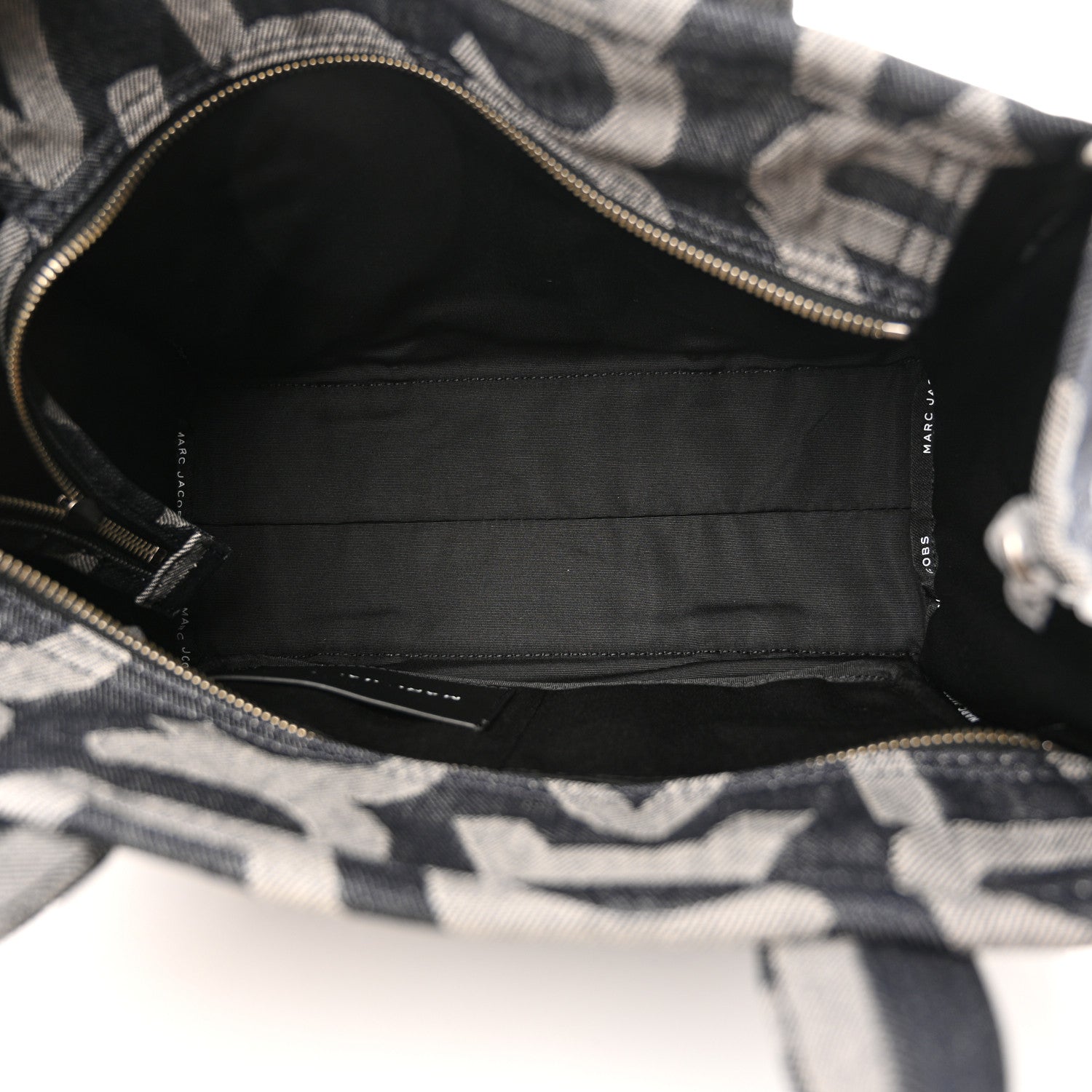Marc Jacobs Denim Jacquard Medium The Monogram Tote Bag Denim Blue 5 of 12