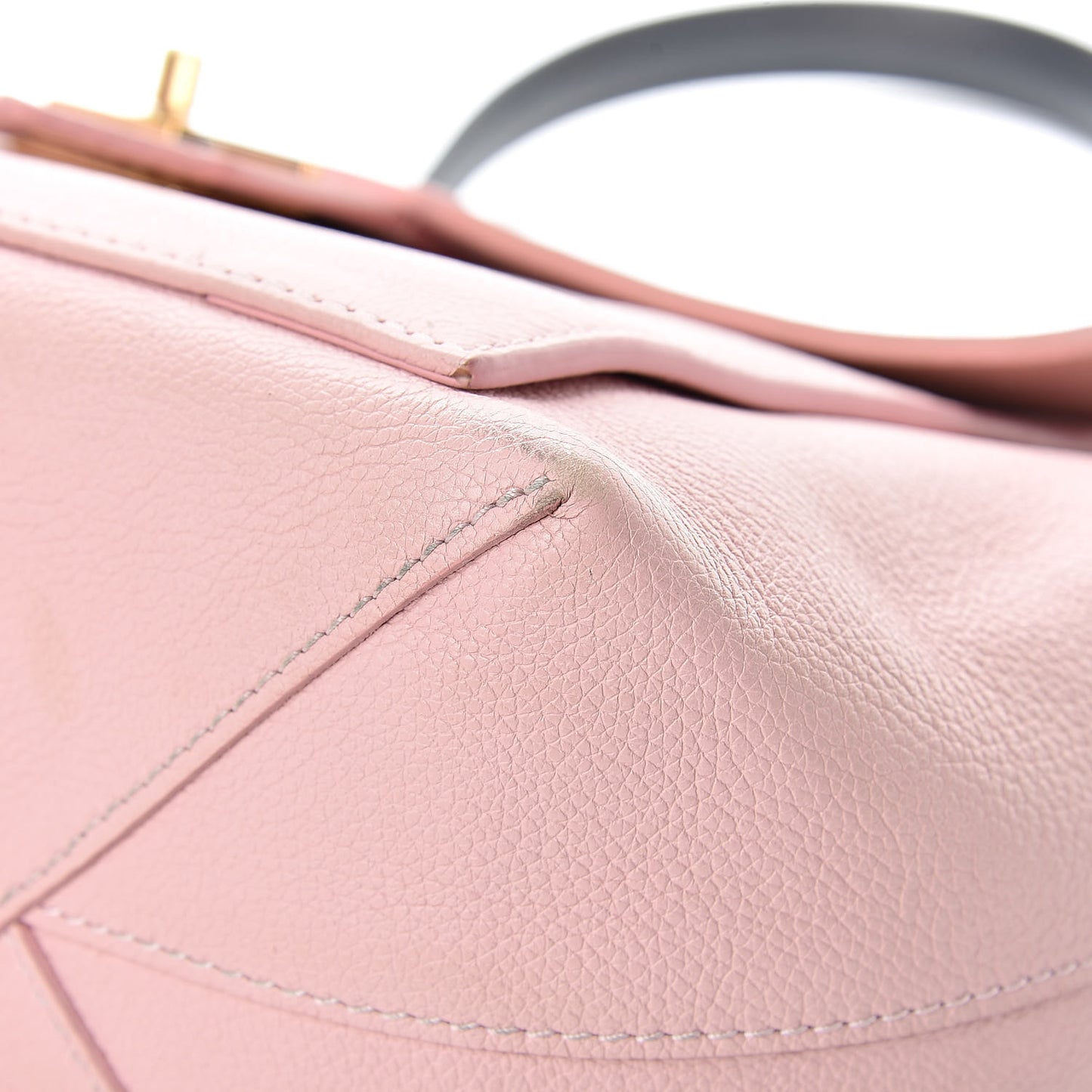 Calfskin Lockme PM Rose Ballerine