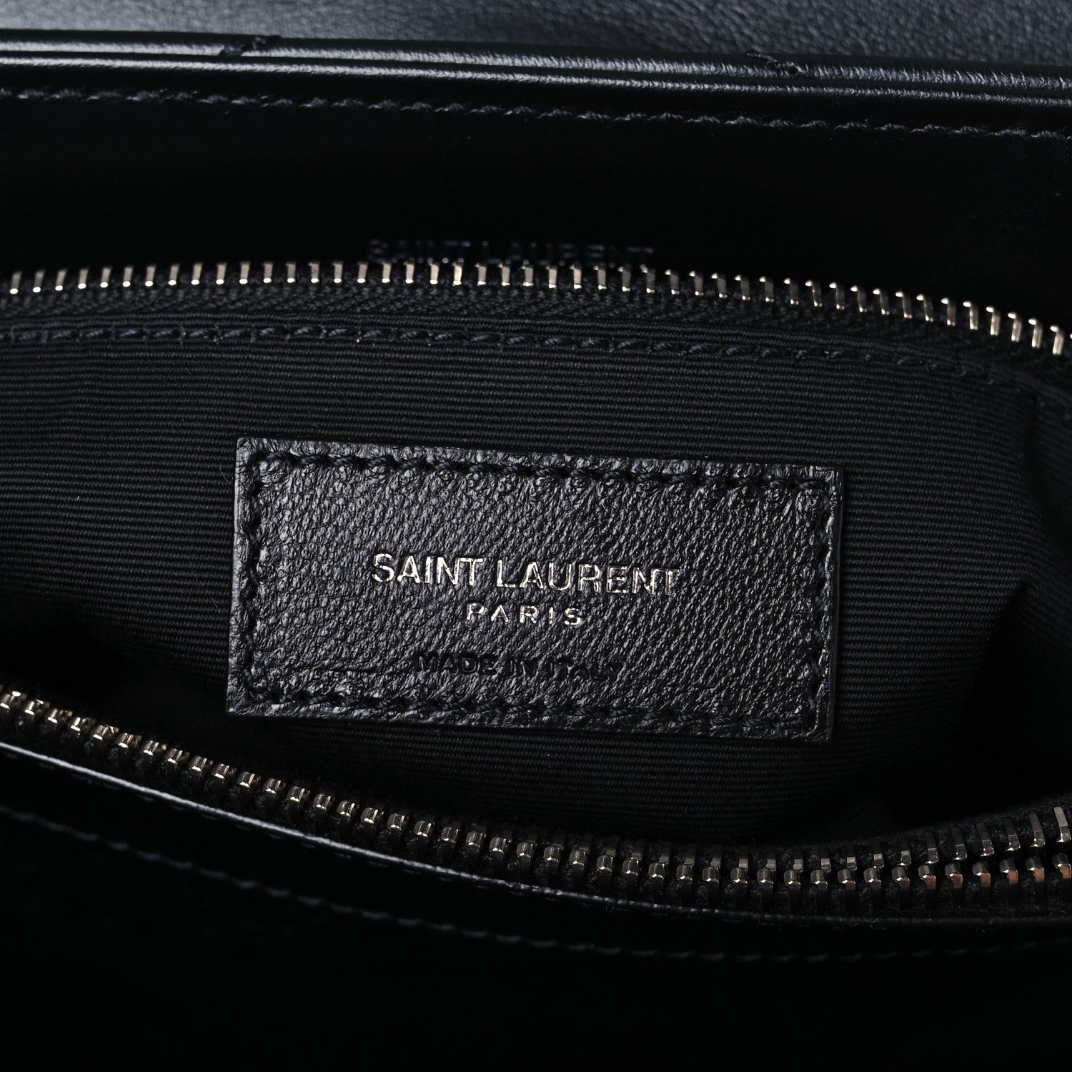 Saint Laurent Calfskin Y Quilted Monogram Medium Loulou Chain Satchel Black 7 of 11