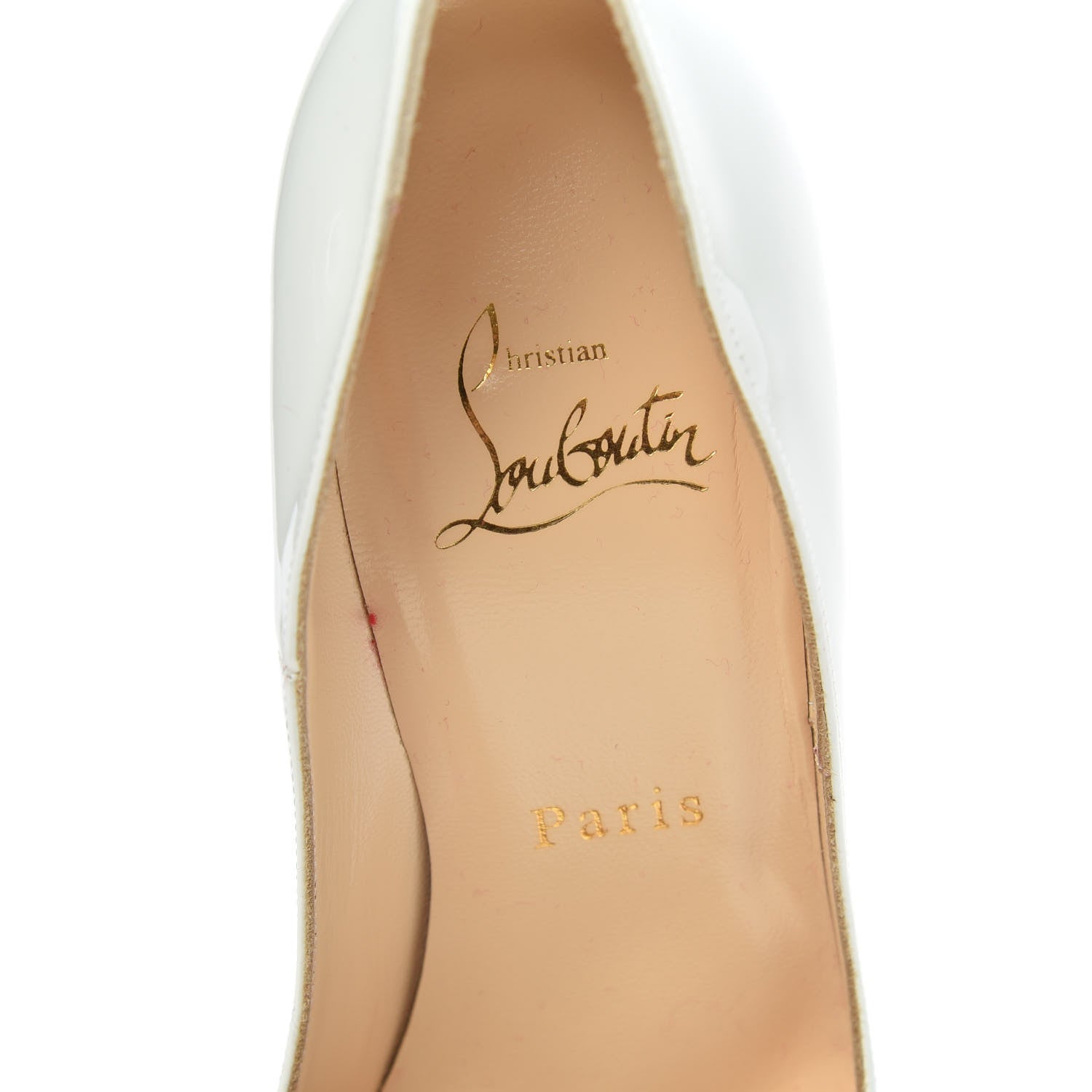Christian Louboutin Patent So Kate 120 Pumps 36.5 White 7 of 8