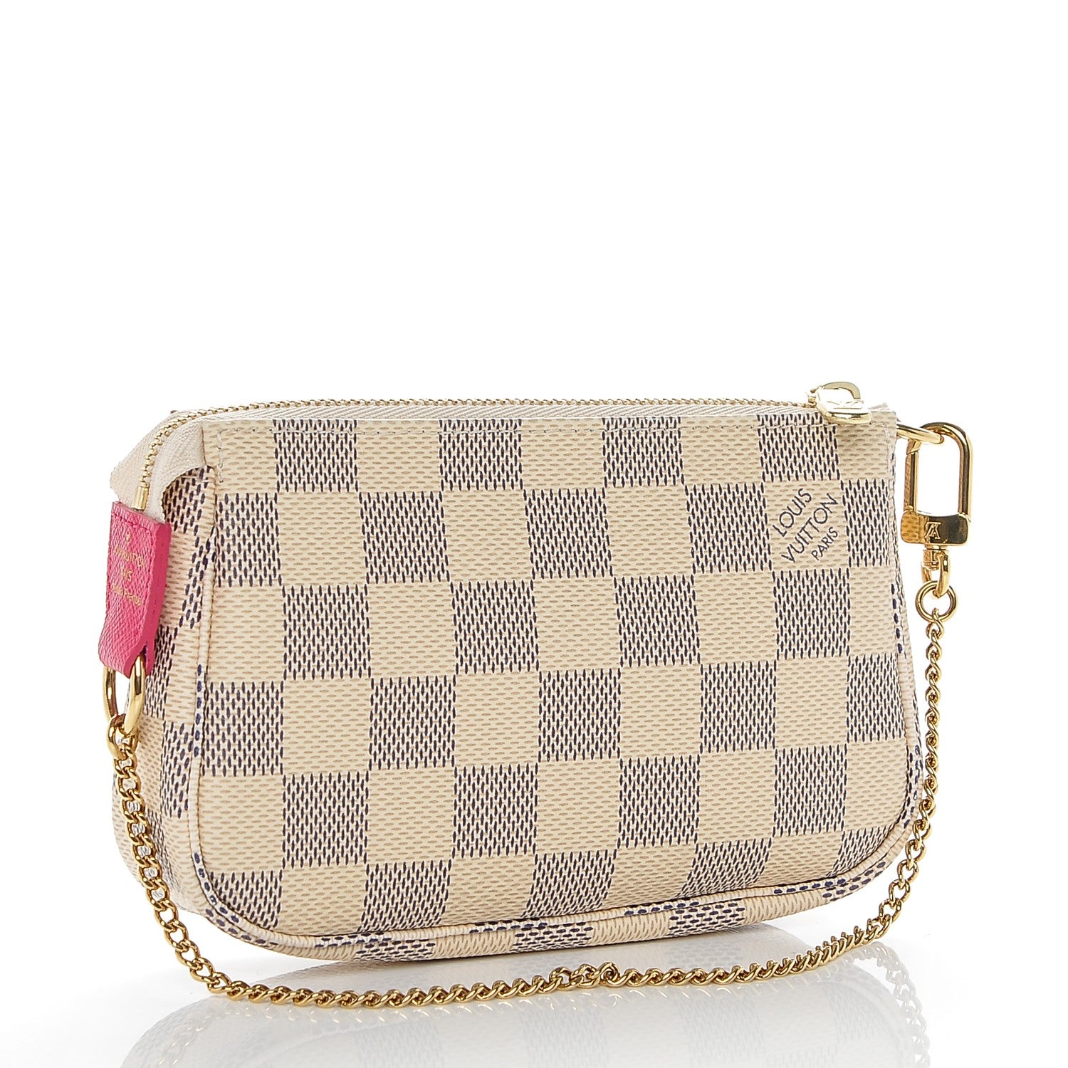 Louis Vuitton Damier Azur 2015 Christmas Animation Mini Pochette Accessories 3 of 7