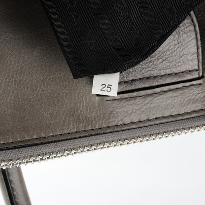 Prada Glace Calf Twin Pocket Tote Marmo 8 of 8