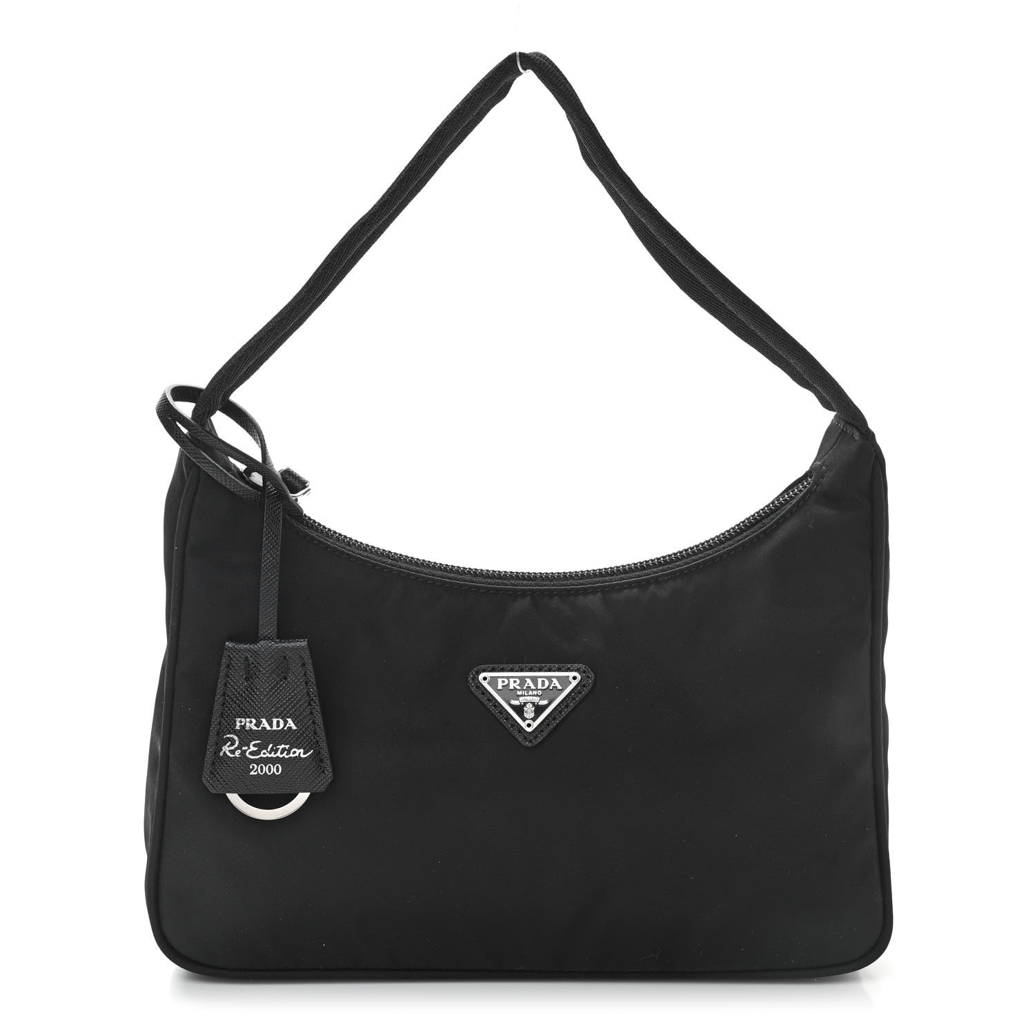 Prada Tessuto Nylon Mini Re-Edition 2000 Bag Black 1 of 11