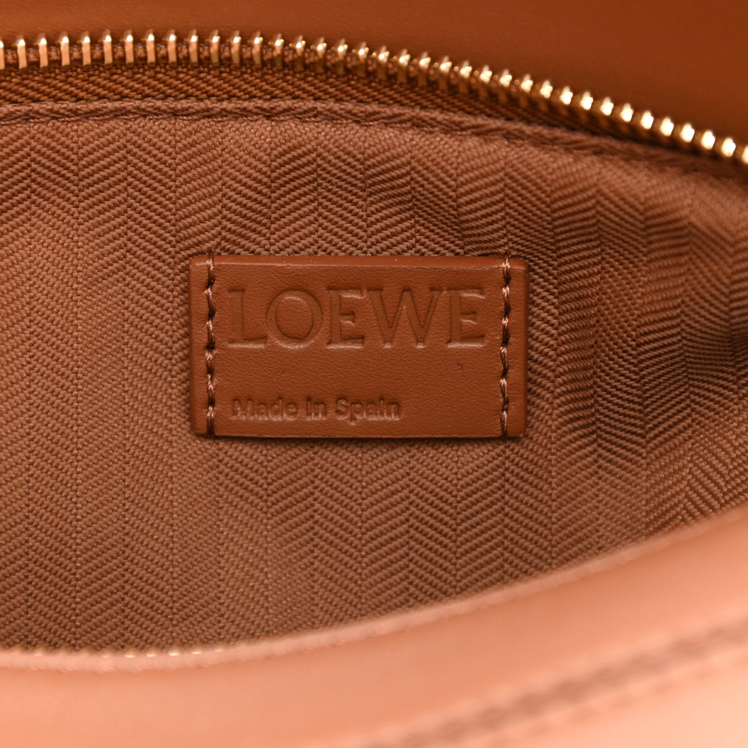 Loewe Satin Calfskin Small Puzzle Bag Pecan 6 of 9