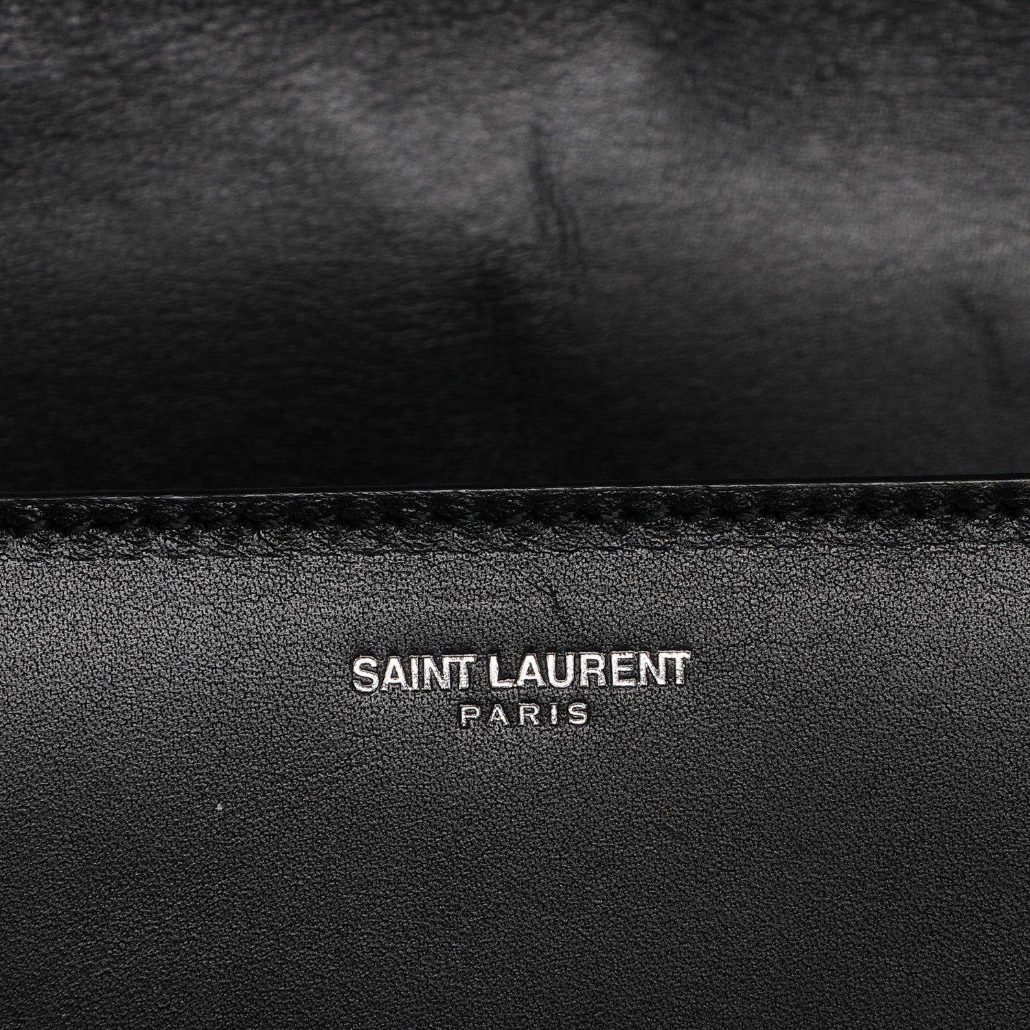 Saint Laurent Calfskin Studded Medium Betty Black 6 of 7