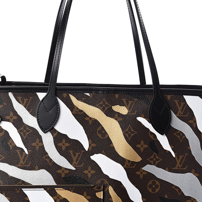 Louis Vuitton X LOL Monogram Neverfull MM Gold Silver 8 of 10