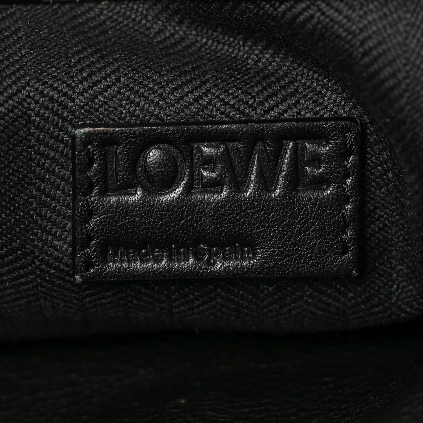Calfskin Flamenco Knot Bag Black