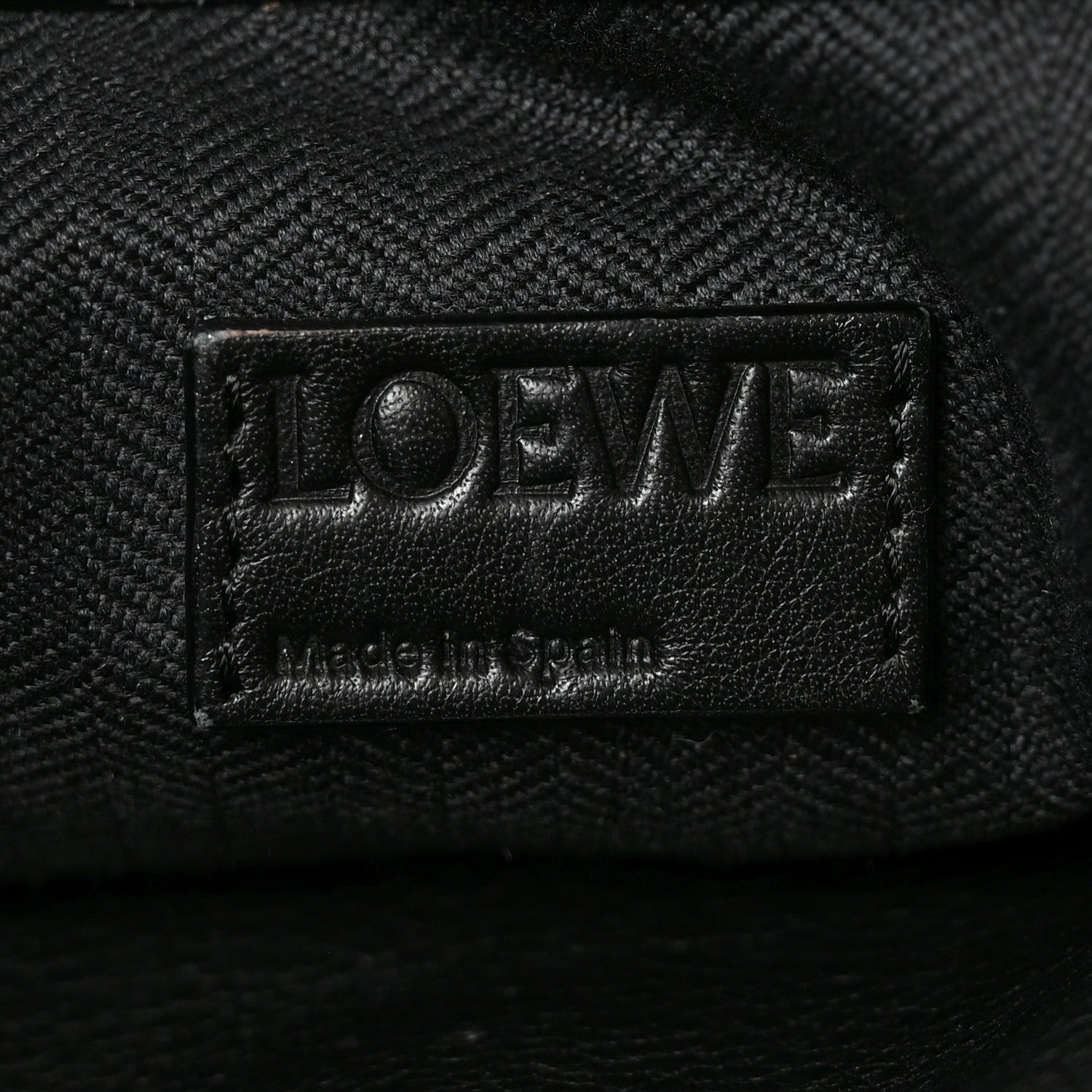 Loewe Calfskin Flamenco Knot Bag Black 6 of 9