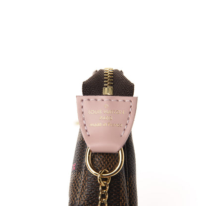 Louis Vuitton Damier Ebene 2020 Christmas Animation Big Wheel Mini Pochette Accessories Rose Ballerine 6 of 8