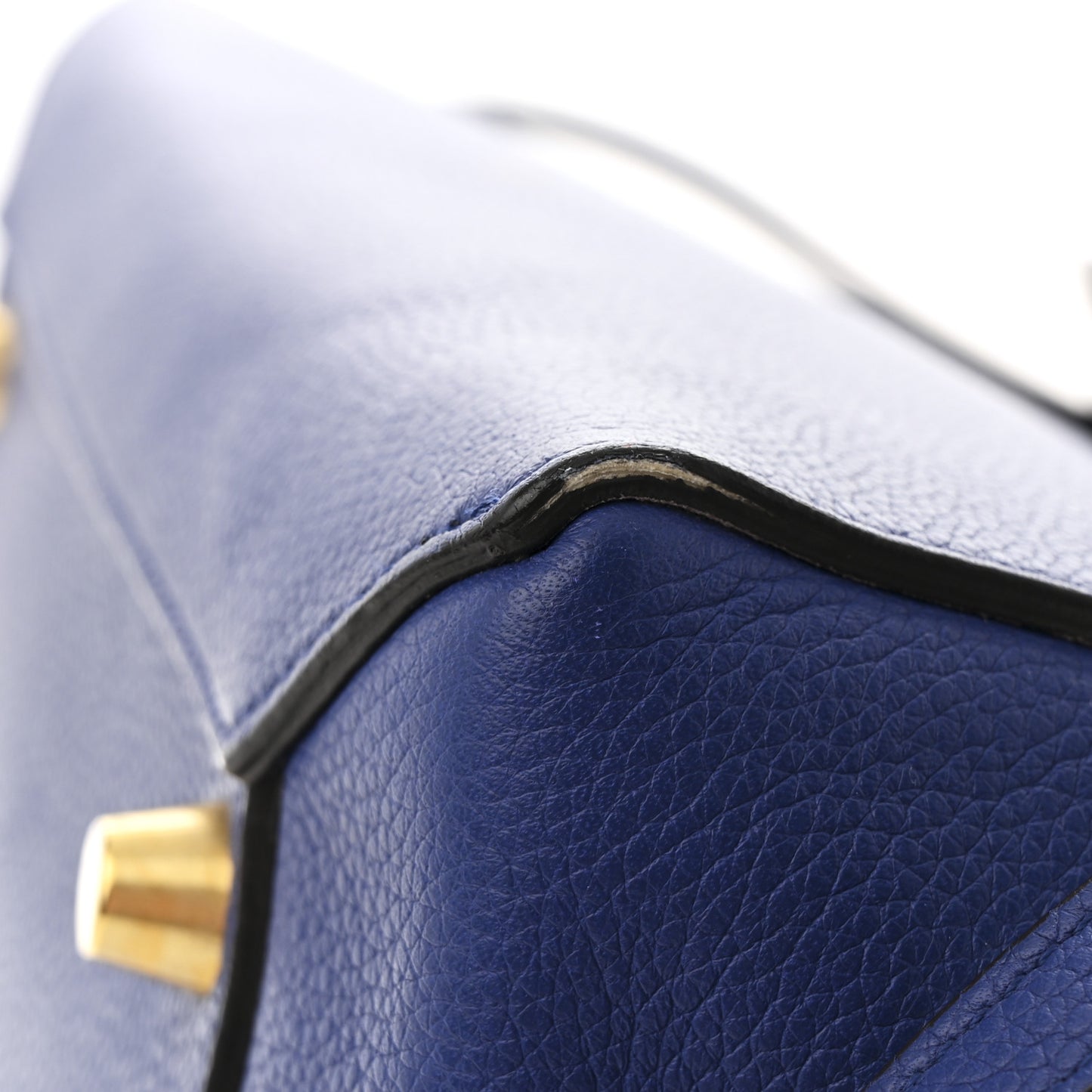 Grained Calfskin Mini Belt Bag Indigo